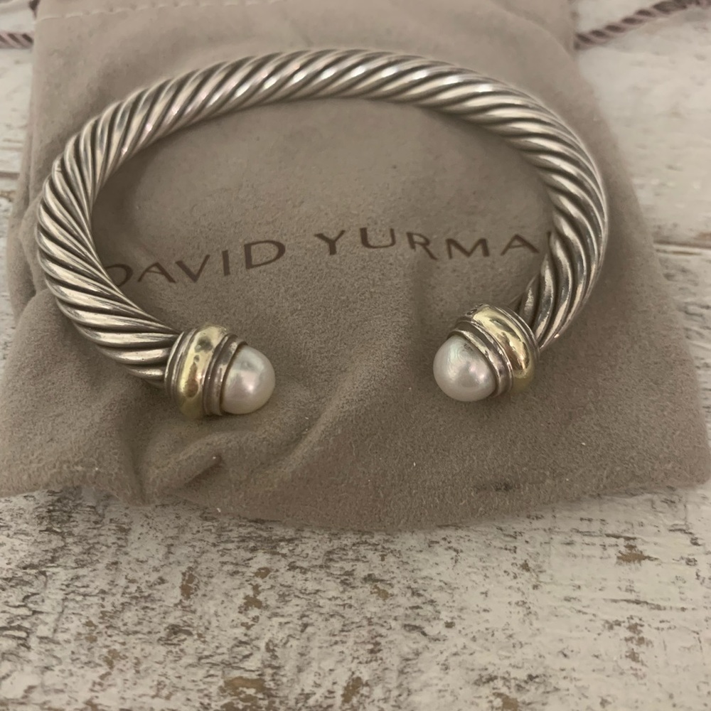 David yurman cable bracelet in pearl